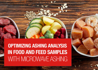 Ashing tests in food and feed samples? Enhance efficiency, productivity and sustainability with microwave ashing.