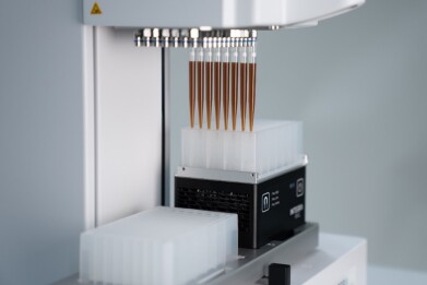 Liquid handling solution for high-volume magnetic bead PCR purification