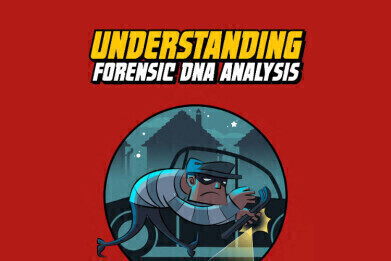 Explaining forensics science to jurors in the courtroom with science comics