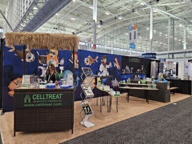 Celltreat Scientific Products - Booth setup, product display, theme