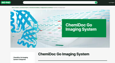 Bio-Rad Laboratories – ChemiDoc Go