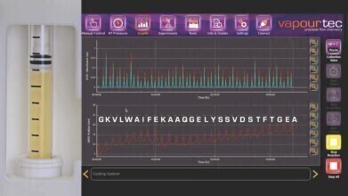 Demonstration video shows automated peptide synthesis in action