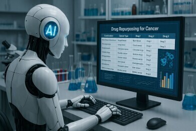 ‘AI scientist’ used to identify non-cancer drug combinations that show promise in treating cancer cells