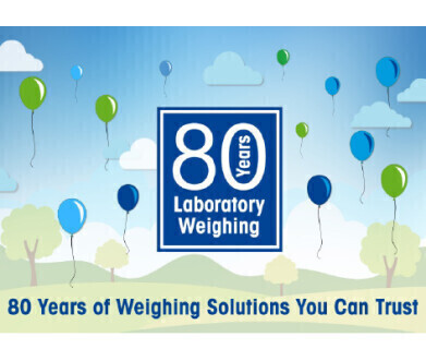 METTLER TOLEDO celebrates 80 years of laboratory weighing