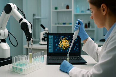 Self-driving lab combines AI and robotics to improve enzyme performance