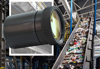 Tailored SWIR lens supports high-accuracy plastics sorting