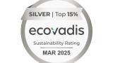EcoVadis silver medal recognises commitment to sustainability