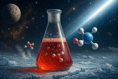 Time-of-flight mass spectrometry finds synthesis of 'super alcohol' a basic unit of biochemistry
