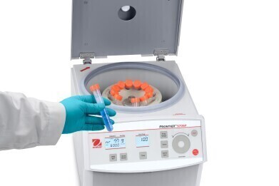 Compact centrifuge delivers power and precision
