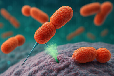 Yersinia switches between virulent and reproductive states to evade immune system's attacks