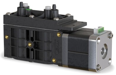 Dual-stage vacuum pump for demanding degassing