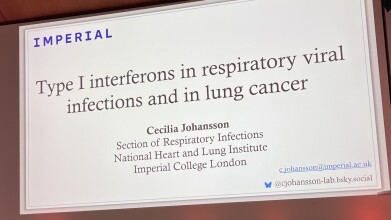 ELRIG 2025: Type I interferon signals in the lung may shape viral disease severity; early cancer spread