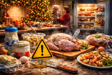 Festive food safety risks rise as Food Standards Agency warns of Christmas kitchen mistakes