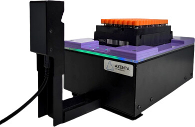 Networked 2D-coded tube readers streamline cryogenic workflows