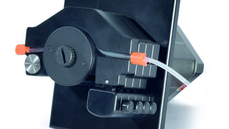 Peristaltic pump for atomic spectroscopy workflows