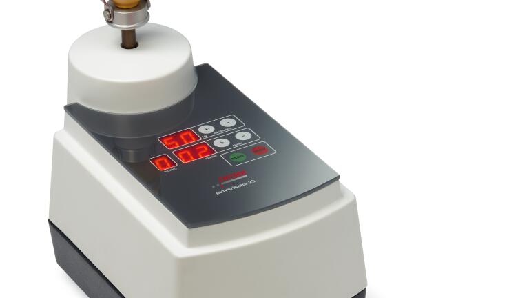 Compact lab mill for small sample amounts