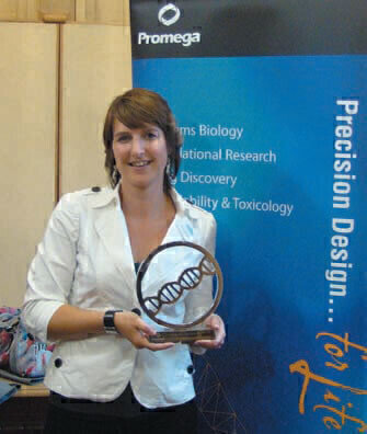 Dr Kim van der Heiden is Promega UK Young Life Scientist Winner