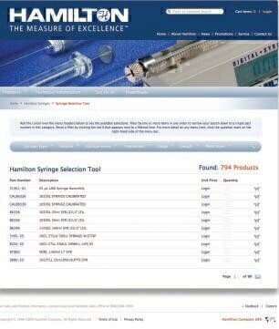 New Web Tool Streamlines Syringe Selection